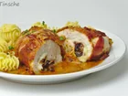 Hähnchenroulade mit Speck/Zwiebel/Käsefüllung - Rezept - Bild Nr. 7805