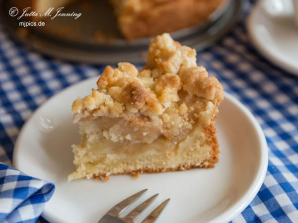 Kleiner Apfelkuchen mit Butterstreuseln - einfach - von Marianne1