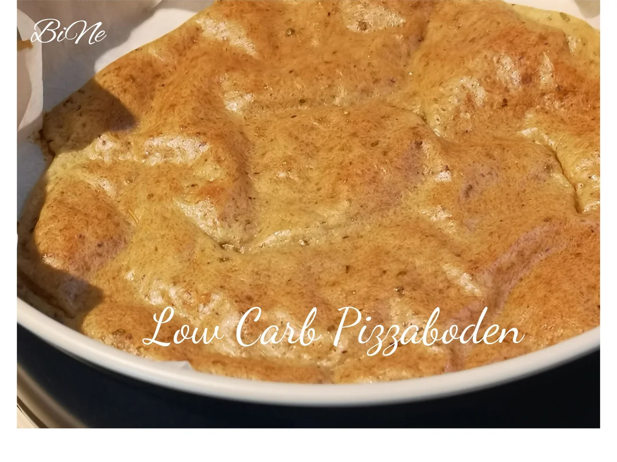 Rezept: LOW CARB PIZZABODEN Bild Nr. 7815 LOW CARB PIZZABODEN - Rezept - Bild Nr. 7815