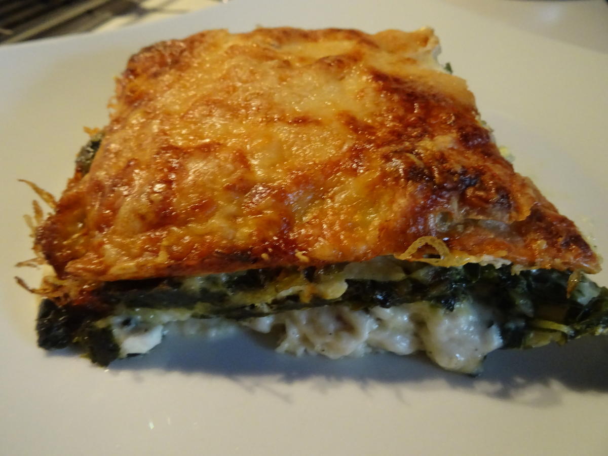 Spinat-Lasagne mit Schafskäse - Rezept - kochbar.de