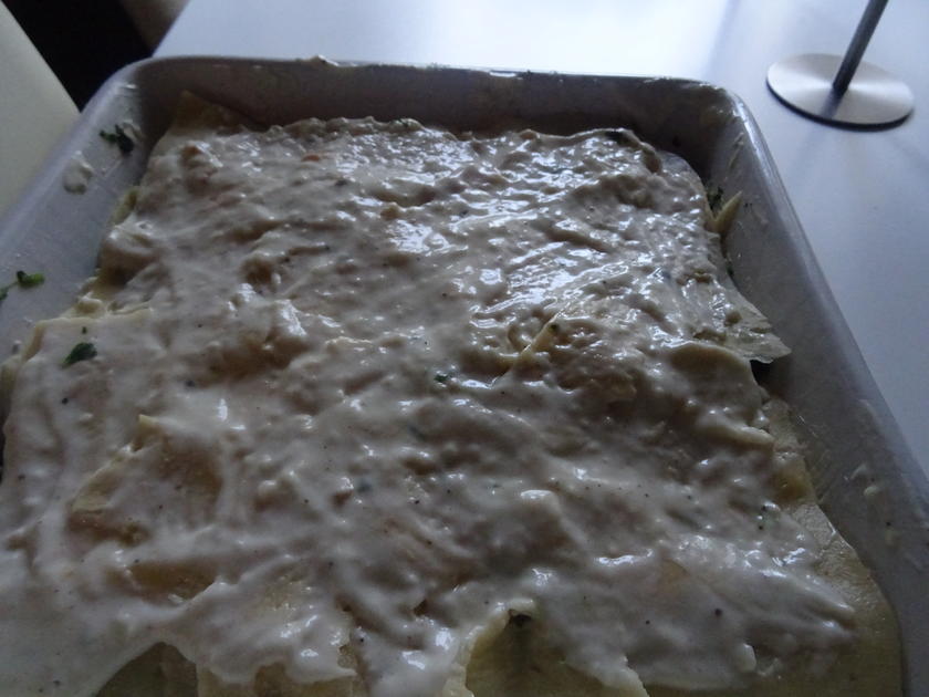 Spinat-Lasagne mit Schafskäse - Rezept - kochbar.de