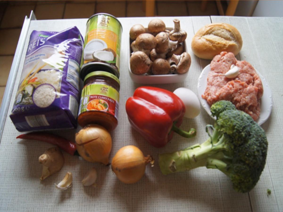Pikante Mettbällchen mit Gemüse-Curry im Wok und Basmatireis - Rezept - Bild Nr. 7824