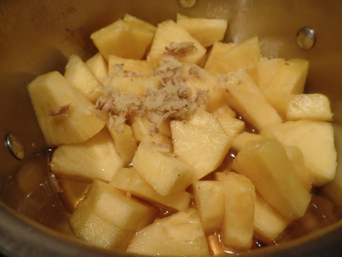 Grießpudding mit Ananas-Kokos-Kompott - Rezept - Bild Nr. 7840