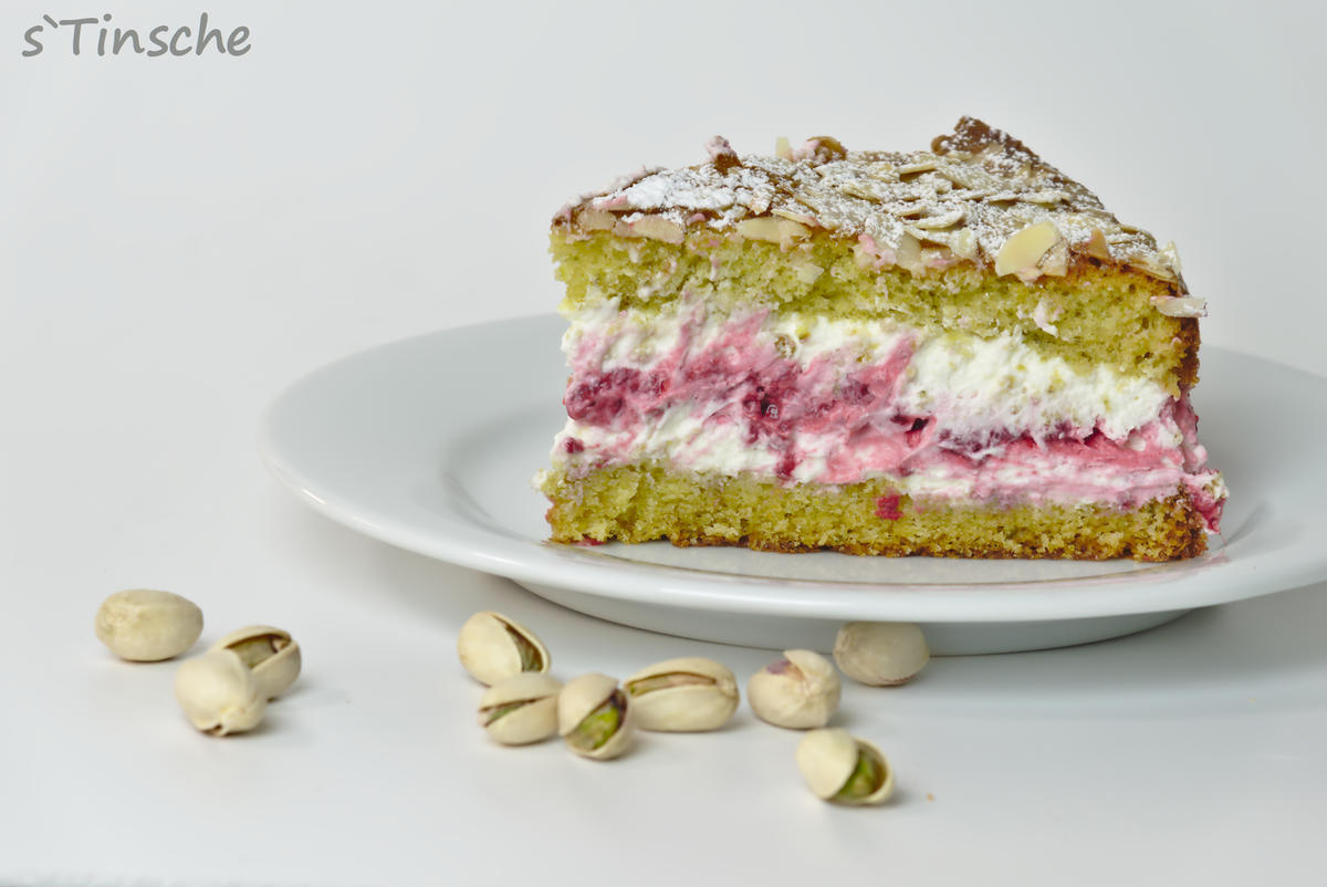 Pistazien-Himbeer-Sahne-Torte - Rezept - Bild Nr. 7864