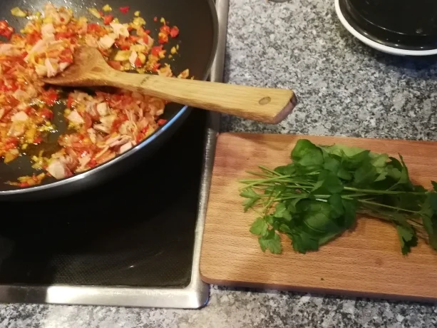 Rezept: Turboschnelle und scharfe Resteverwertung Bild Nr. 7829 Turboschnelle und scharfe Resteverwertung - Rezept - Bild Nr. 7829