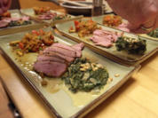 Bebek dengen Bumbu Betutu mit Kokosspinat und Nasi Goreng - Rezept - Bild Nr. 7827