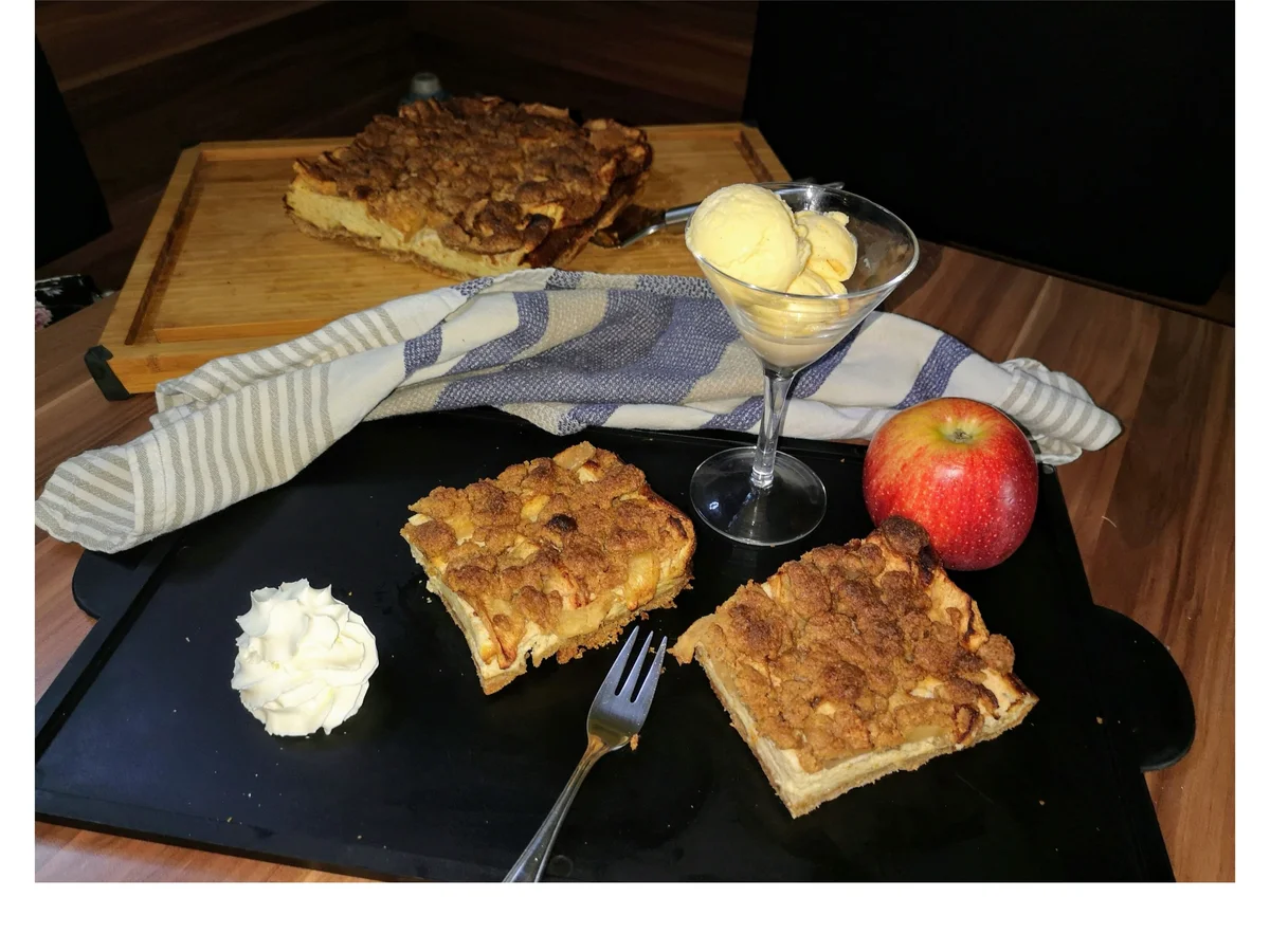 BiNe` S QUARK - APFELKUCHEN MIT STREUSELN - Rezept - Bild Nr. 7828