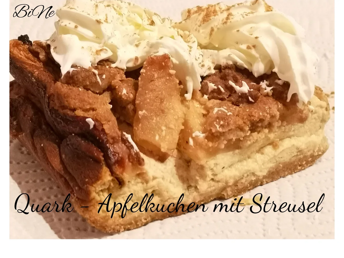 BiNe` S QUARK - APFELKUCHEN MIT STREUSELN - Rezept - Bild Nr. 7829