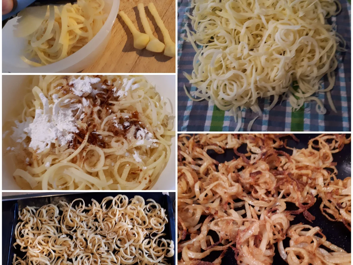 Grüner Spargel in Safran-Soße mit Kartoffelstroh - Rezept - Bild Nr. 7830