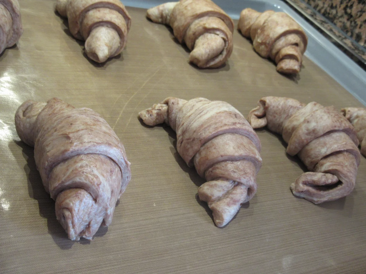 Backen: Schokocroissants - Rezept - Bild Nr. 7839
