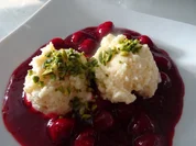 Griesflammerie mit Himbeer-Ragout - Rezept - Bild Nr. 7843