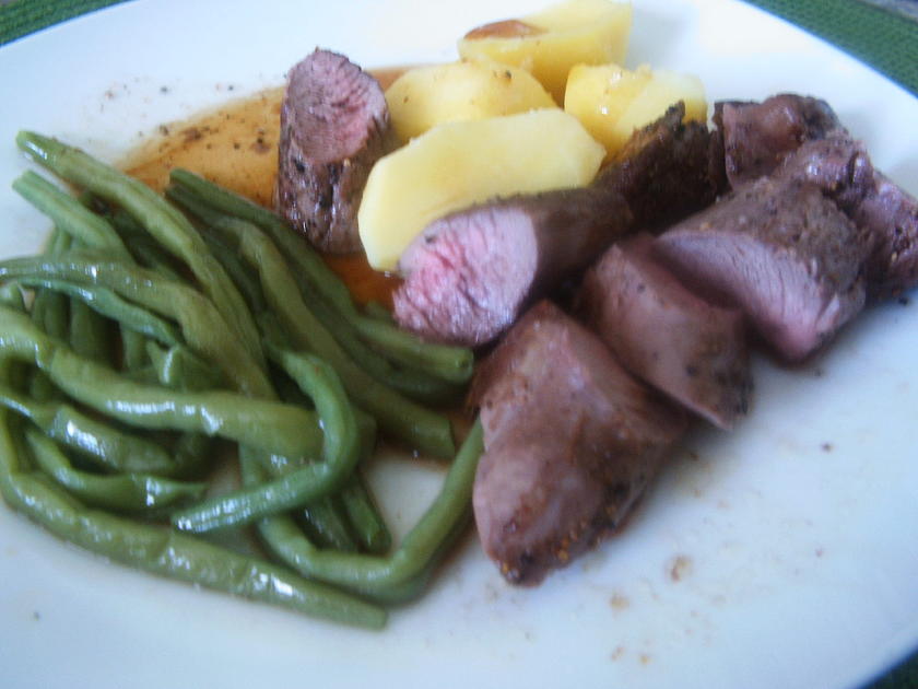 Lammfilets mit Butterbohnen - schnell &amp; einfach - von wastel