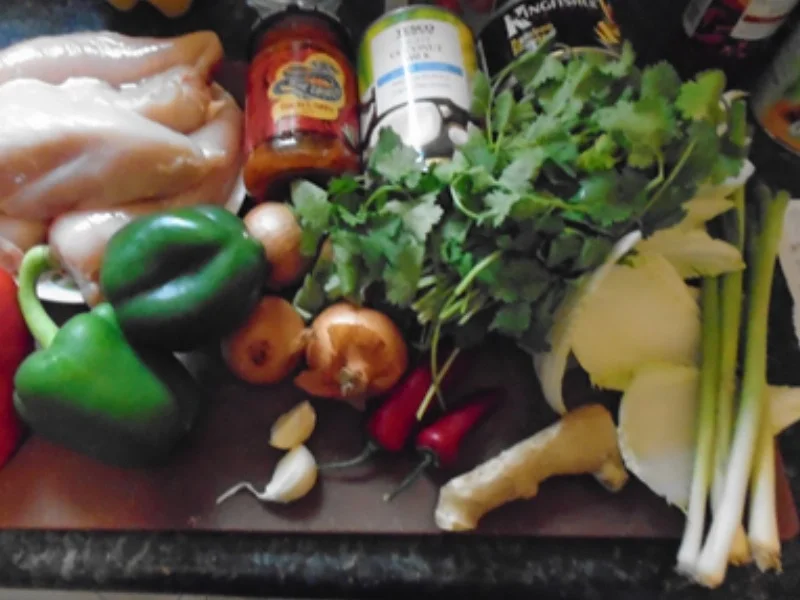 Rotes Thai Curry im Wok - Rezept - Bild Nr. 7868