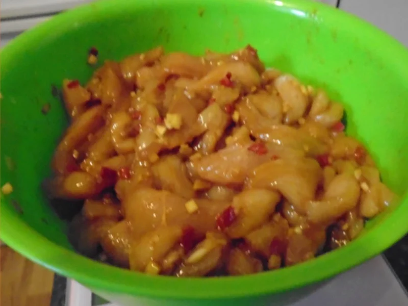 Rotes Thai Curry im Wok - Rezept - Bild Nr. 7874