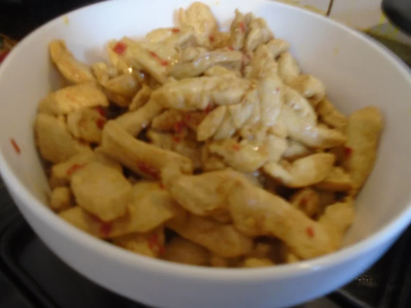 Rotes Thai Curry im Wok - Rezept - Bild Nr. 7884