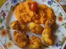 Doppelt frittierter Blumenkohl mit Süßkartoffelstampf - Rezept - Bild Nr. 7855
