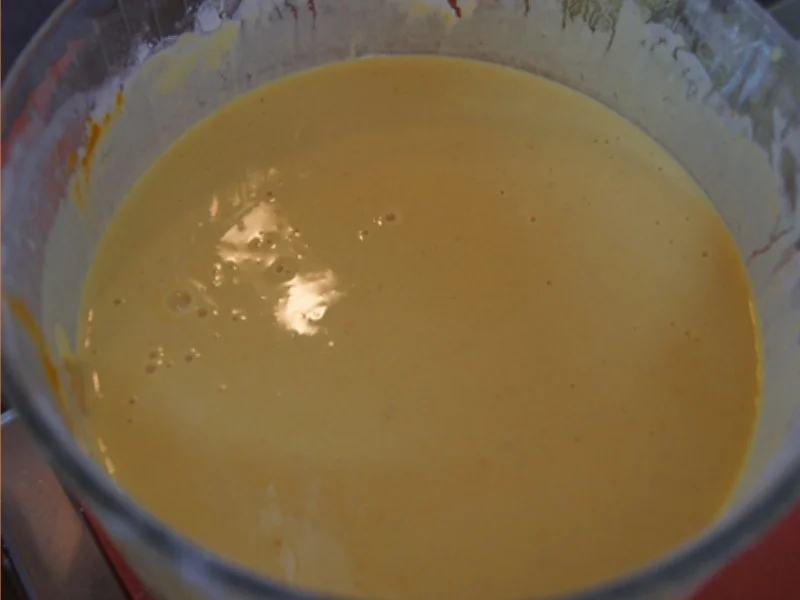 Doppelt frittierter Blumenkohl mit Süßkartoffelstampf - Rezept - Bild Nr. 7875