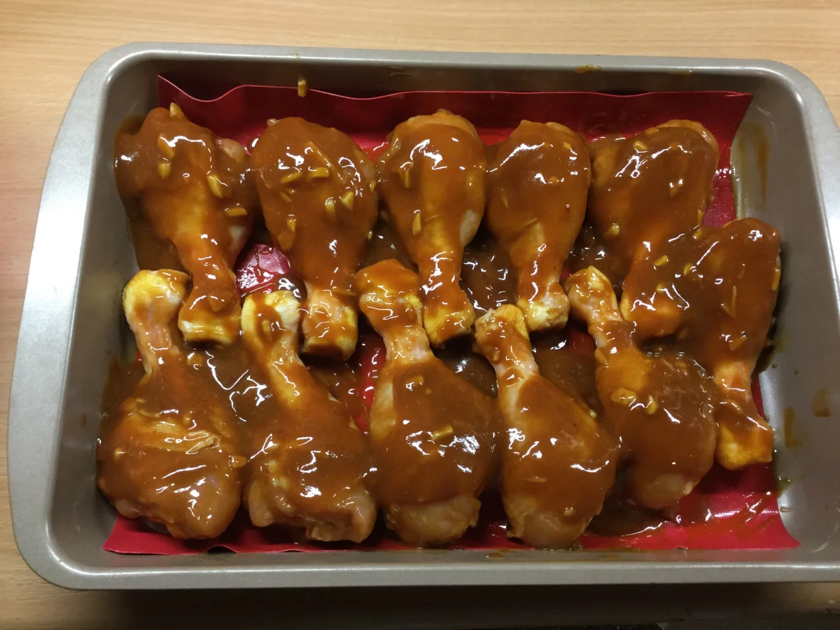 Marinierte Hähnchenunterschenkel - Rezept - Bild Nr. 7906