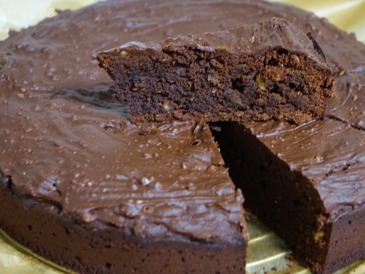 Schoko-Brownie-Kuchen - Rezept - Bild Nr. 7910