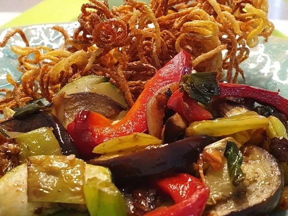 Gemüsepfanne mit viel Aroma - Rezept - Bild Nr. 7911