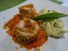 Saiblingsfilet-Röllchen im Knusperbett, im Ofen gegart - Rezept - Bild Nr. 2