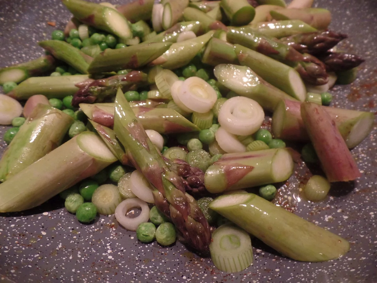 Gnocchi mit Spargel und Bärlauch -Pesto - Rezept - Bild Nr. 7925