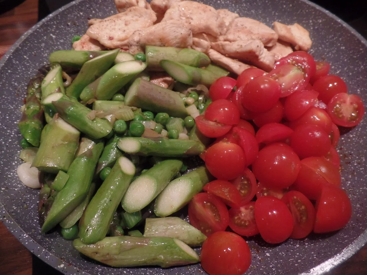 Gnocchi mit Spargel und Bärlauch -Pesto - Rezept - Bild Nr. 7927