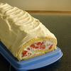Erbeer-Sahne-Biskuitroulade - Rezept - Bild Nr. 7955
