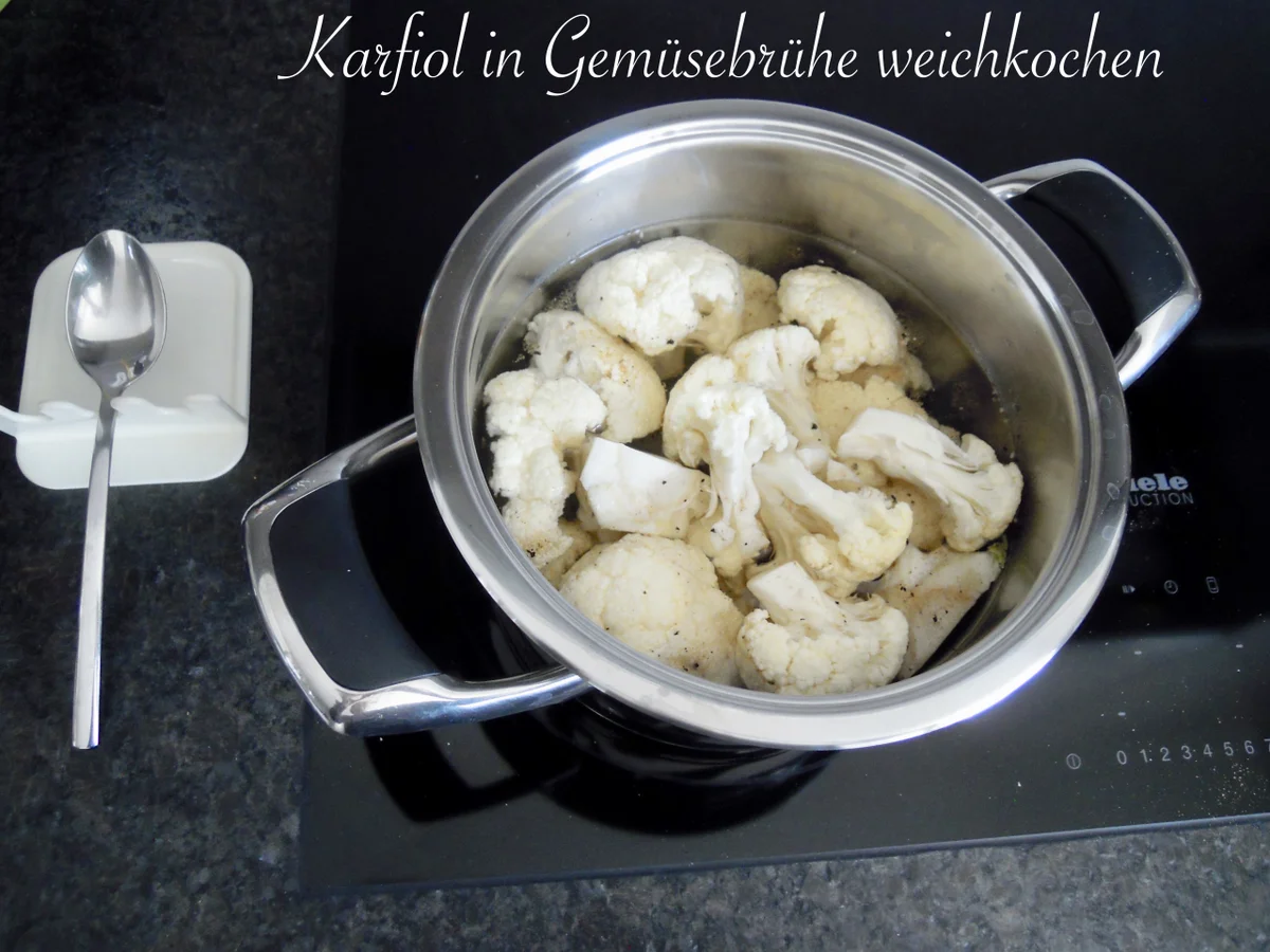 Carola's feine Karfiol Creme Suppe - Rezept - Bild Nr. 7958