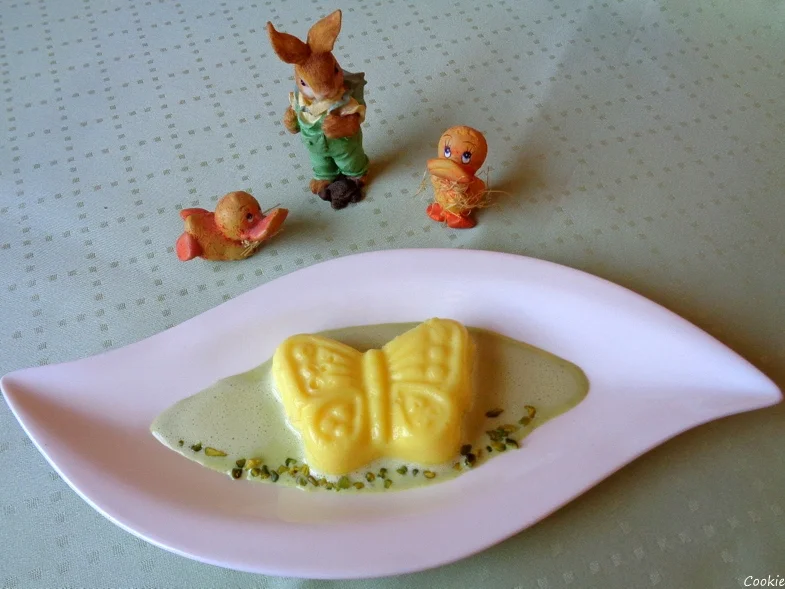 Eierlikör - Schokoladen - Pudding auf Pistazien - Soßenspiegel - Rezept - Bild Nr. 7957