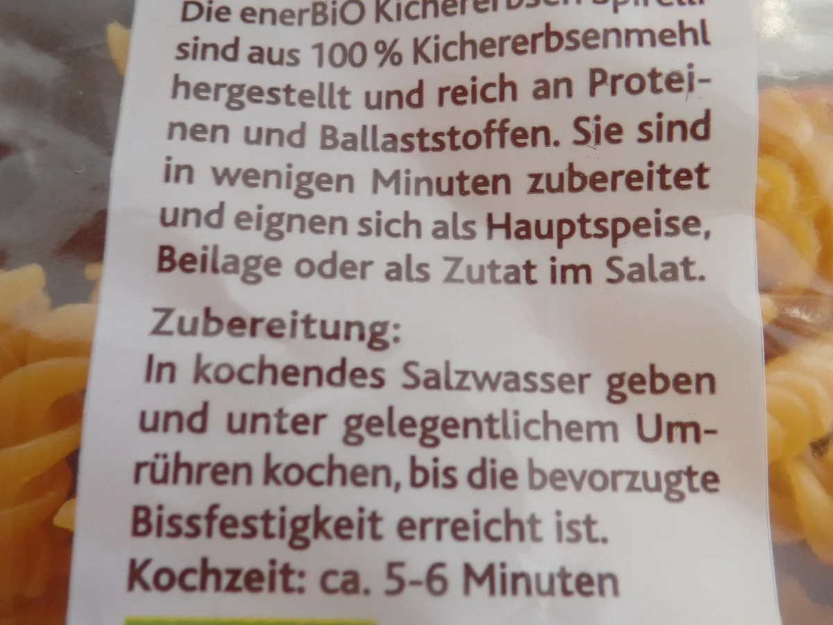 Orientalische Kichererbsen-Pasta - Rezept - Bild Nr. 7962