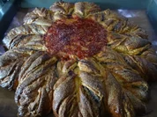 Oster-Blume mit Erdnuss-Schoko-Füllung - Rezept - Bild Nr. 7958