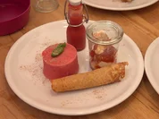 Varianto de tre Fragola nebst Waffel von La Mama - Rezept - Bild Nr. 2