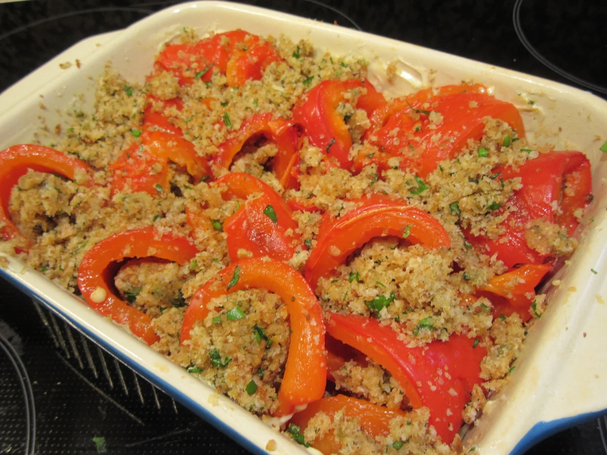 Rezept: Gemüse: Involtini di peperoni (Sizilien/Lipari) Bild Nr. 7988 Gemüse: Involtini di peperoni (Sizilien/Lipari) - Rezept - Bild Nr. 7988