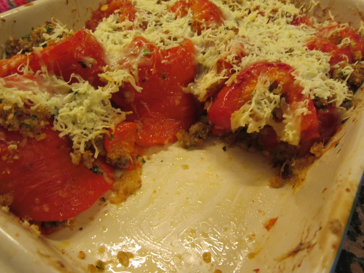 Rezept: Gemüse: Involtini di peperoni (Sizilien/Lipari) Bild Nr. 7990 Gemüse: Involtini di peperoni (Sizilien/Lipari) - Rezept - Bild Nr. 7990