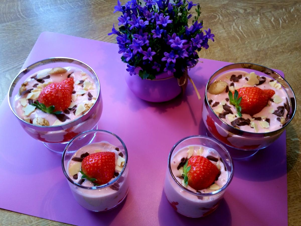 Marinierte Erdbeeren mit Honig-Joghurt - Rezept - Bild Nr. 7984