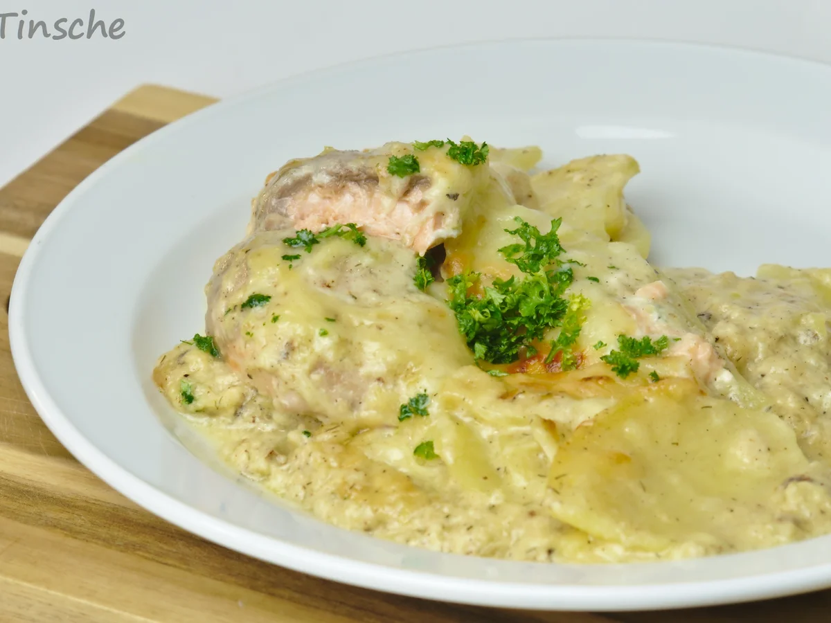 Kartoffel-Lachs-Auflauf - Rezept - Bild Nr. 7988