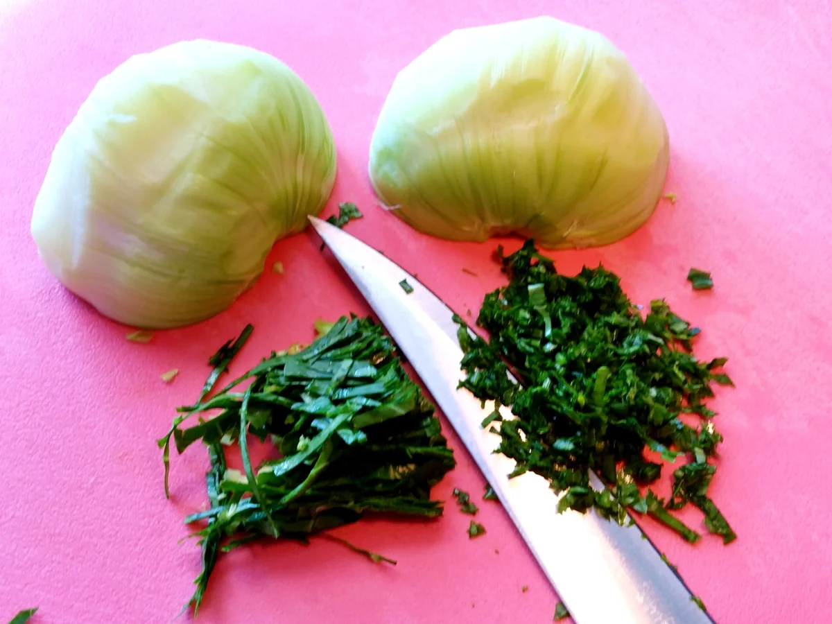 Rezept: Kohlrabi-Kartoffel-Törtchen mit Kasseler Rahm-Koteletts Bild Nr. 7986 Kohlrabi-Kartoffel-Törtchen mit Kasseler Rahm-Koteletts - Rezept - Bild Nr. 7986