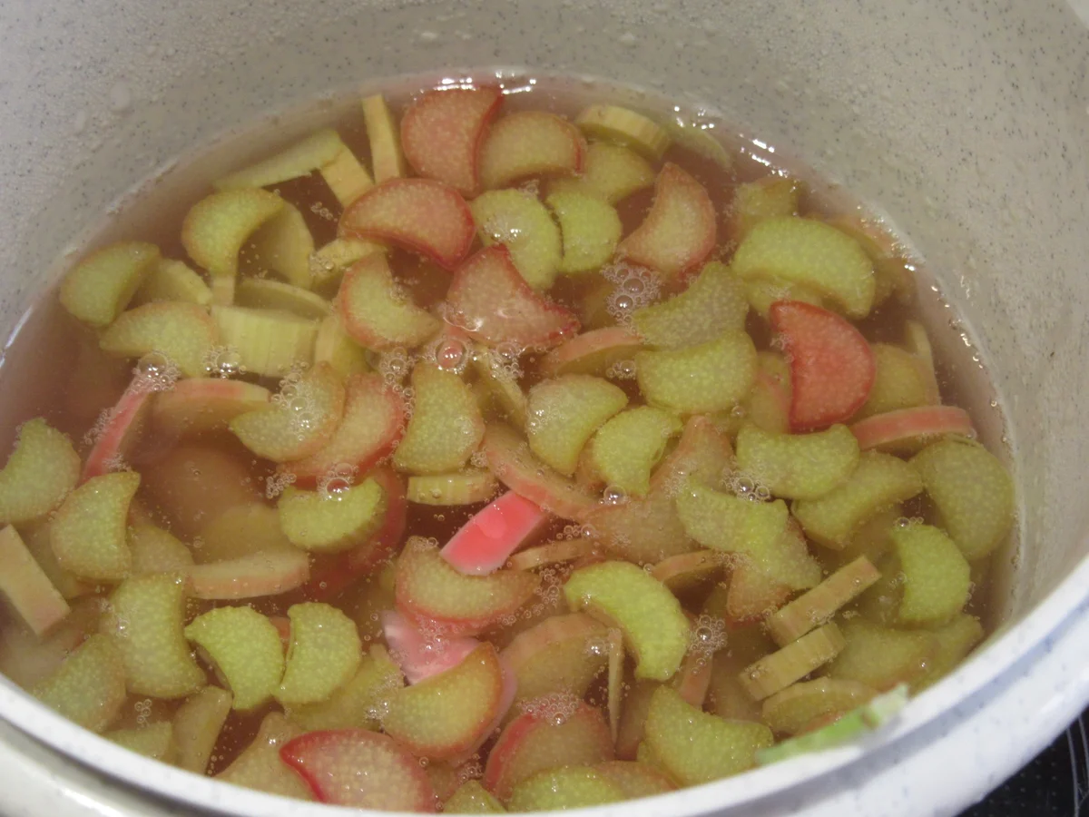 Rezept: Backen: Rhabarber-Biskuitrolle Bild Nr. 7981 Backen: Rhabarber-Biskuitrolle - Rezept - Bild Nr. 7981