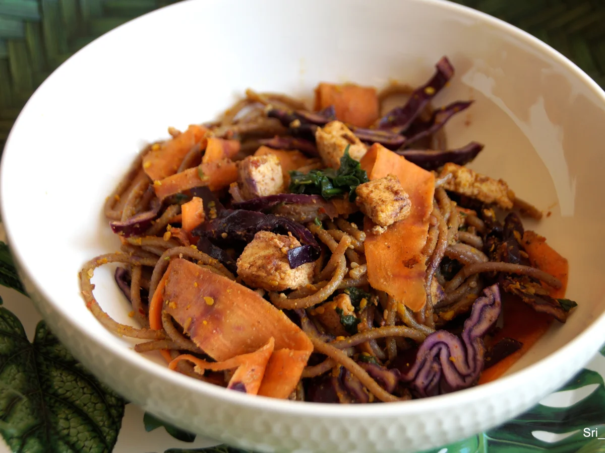 Sobanudel-Tofu-Salat - Rezept - Bild Nr. 2