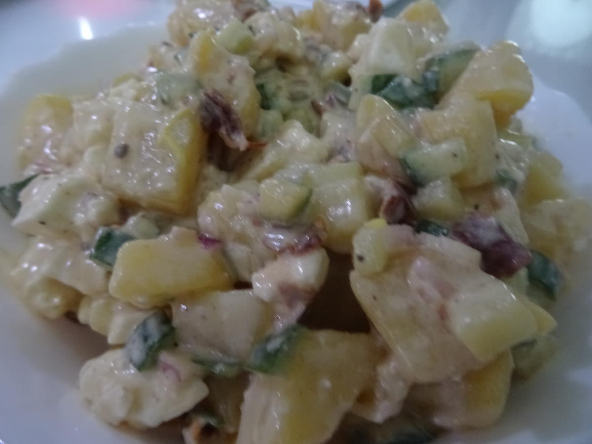 Lamm-Spieße mit Kartoffel-Gurken-Feta-Salat - Rezept - Bild Nr. 8014