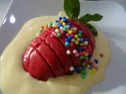 Himbeer-Pudding mit Eierlikör-Sahne - Rezept - Bild Nr. 8009