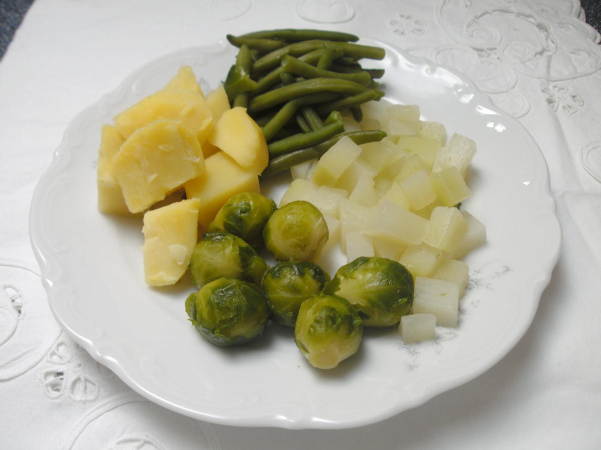 Gemüseteller mit Senfsoße - Rezept - Bild Nr. 8011