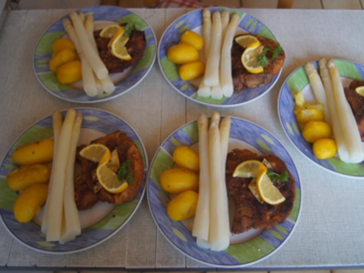 Stielkotelett mit Spargel und Kartoffeln - Rezept - Bild Nr. 2