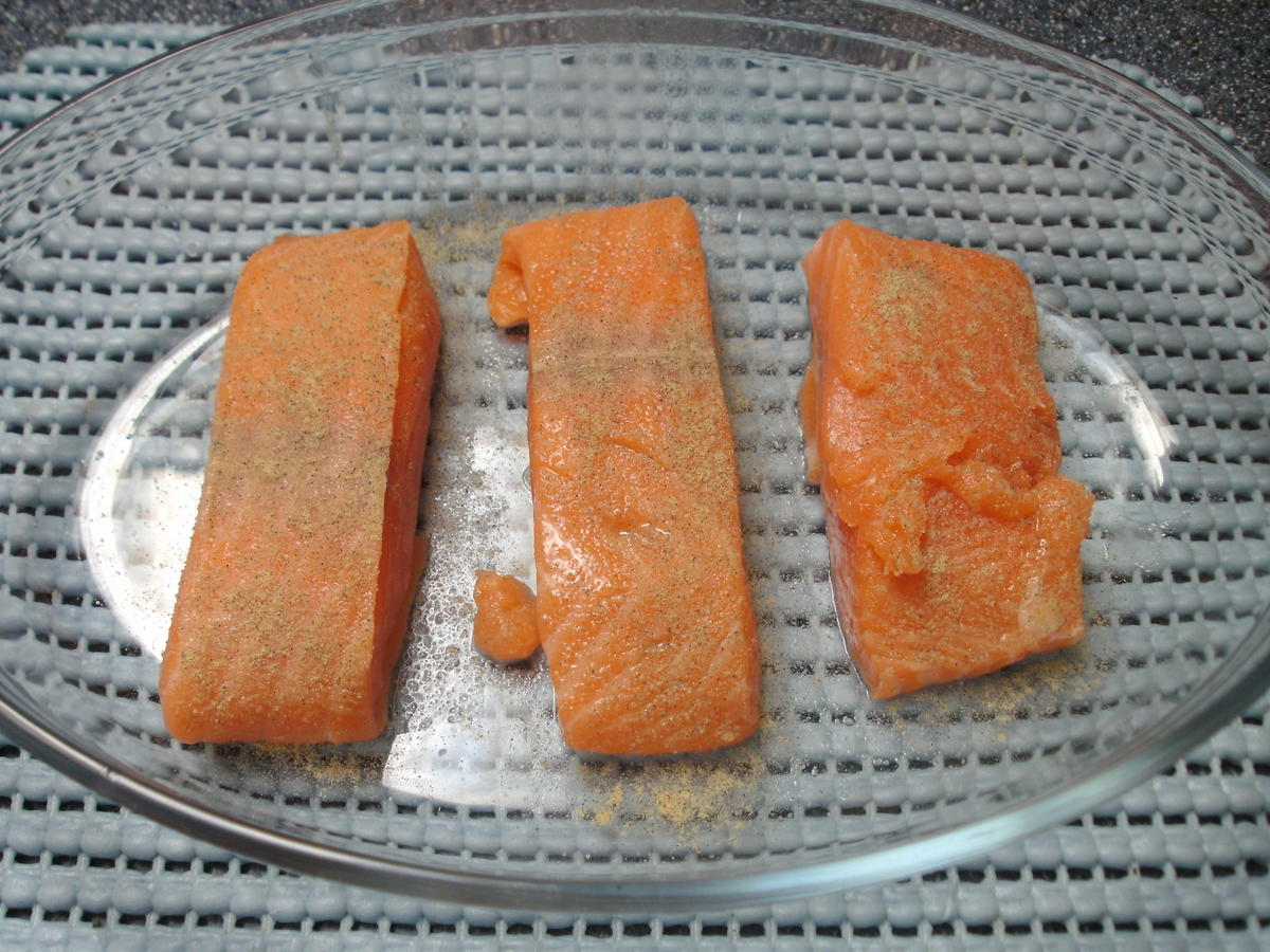 Lachs mit Selleriepüree und Käsehaube - einfach - von Backfee1961
