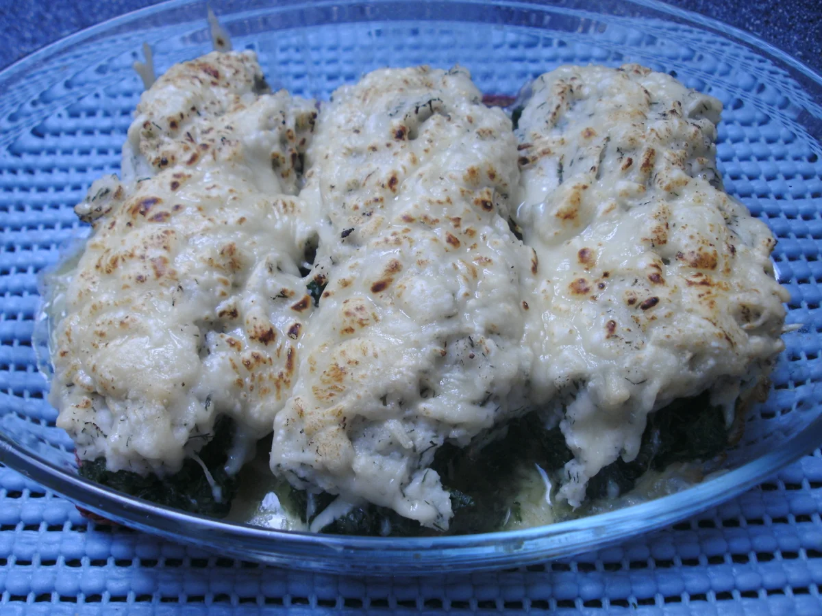 Rezept: Lachs mit Selleriepüree und Käsehaube Bild Nr. 8041 Lachs mit Selleriepüree und Käsehaube - Rezept - Bild Nr. 8041