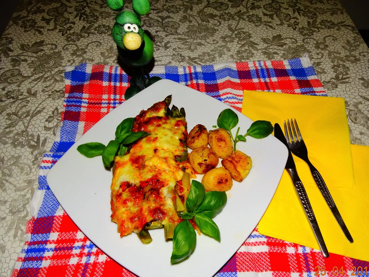 Koch-Sepps grüner Spargel-Auflauf - Rezept - Bild Nr. 8040