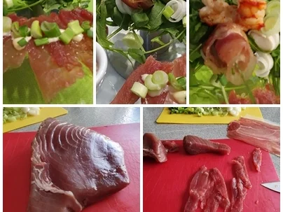 Rezept: Thunfisch (4 Variationen) mit Rucolasalat = kochbar Challenge 4.0 (Mai 2019) Bild Nr. 8040 Thunfisch (4 Variationen) mit Rucolasalat = kochbar Challenge 4.0 (Mai 2019) - Rezept - Bild Nr. 8040