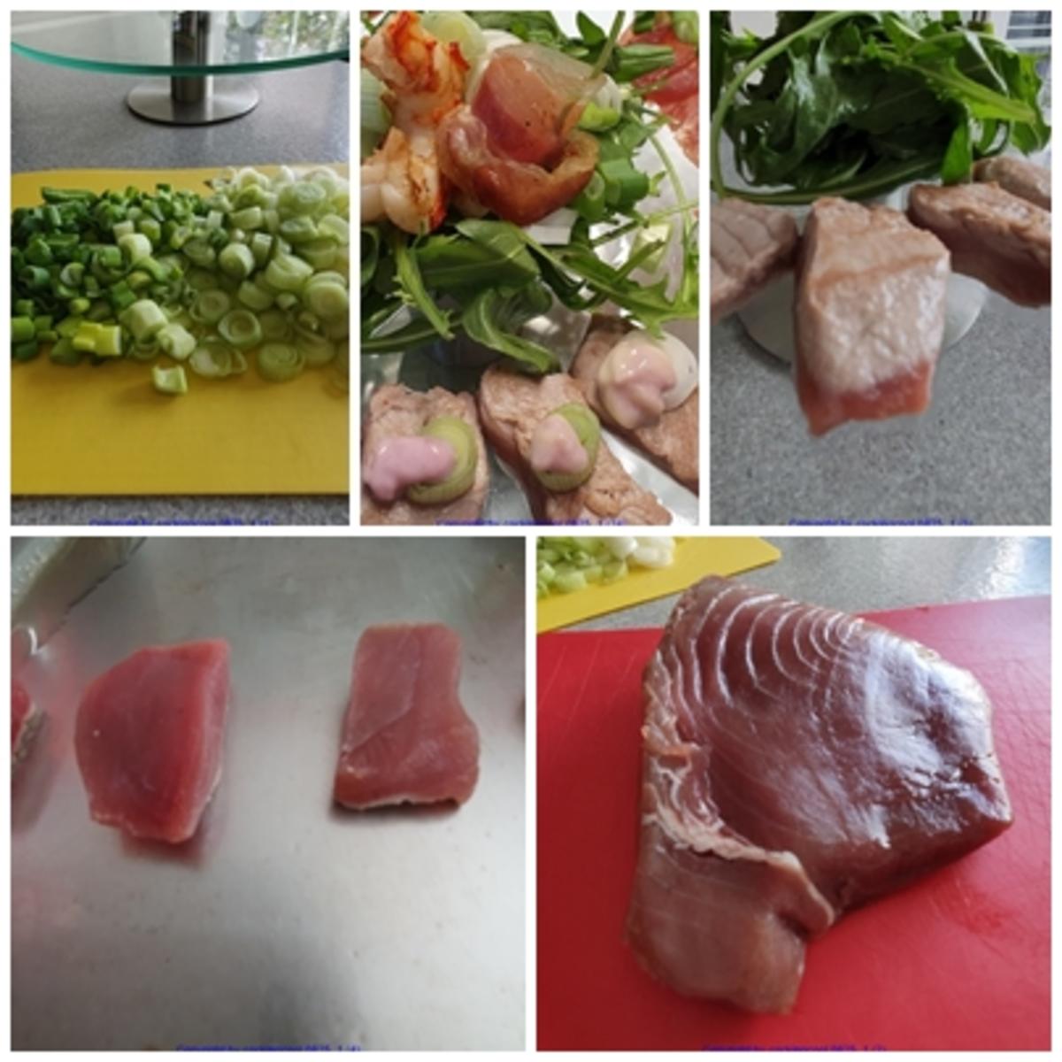 Thunfisch (4 Variationen) mit Rucolasalat = kochbar Challenge 4.0 (Mai 2019) - Rezept - Bild Nr. 8042