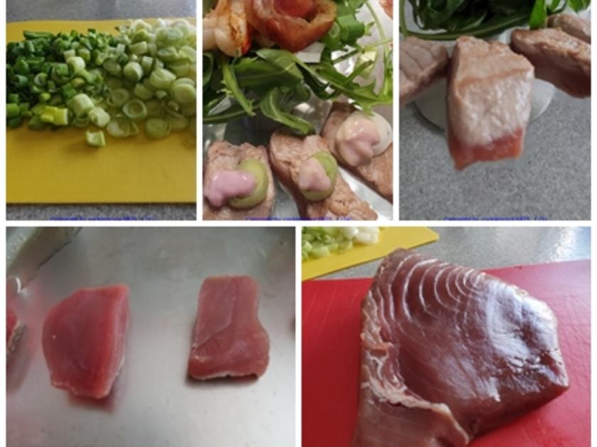 Thunfisch (4 Variationen) mit Rucolasalat = kochbar Challenge 4.0 (Mai ...